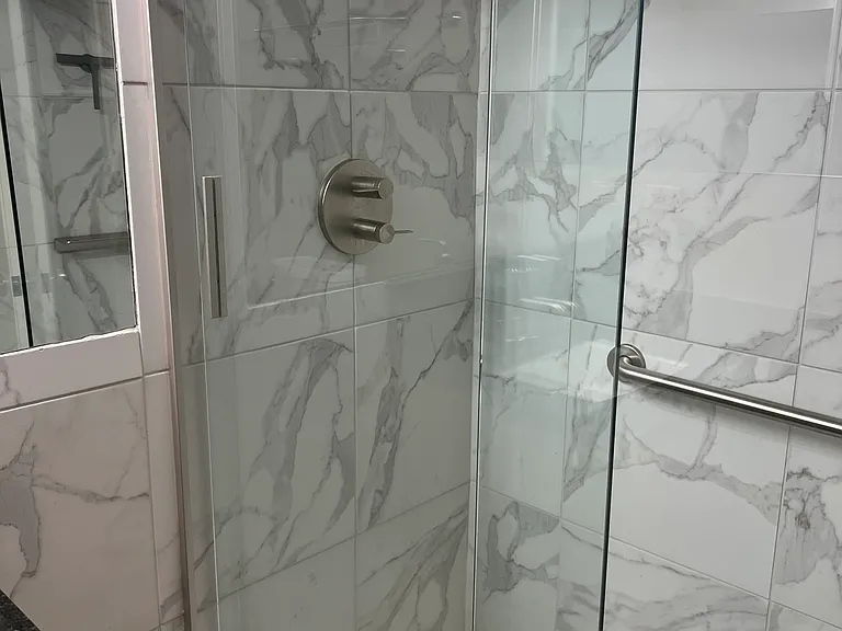 and shower