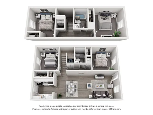 Floor plan 4 Bed 2 Bath