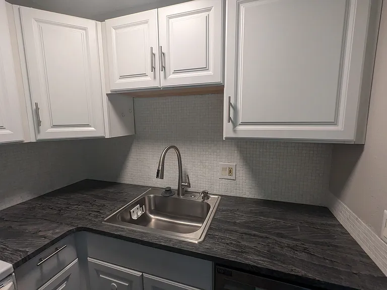 New cabinets, countertops, cabinets, drawers