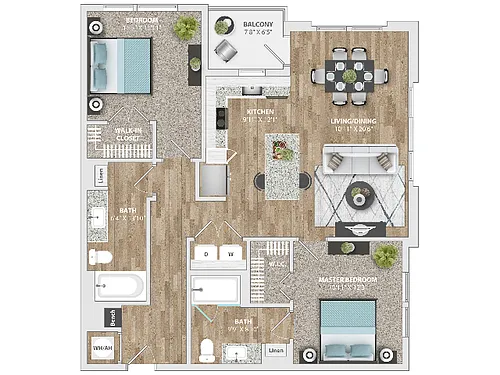 Floor plan B1