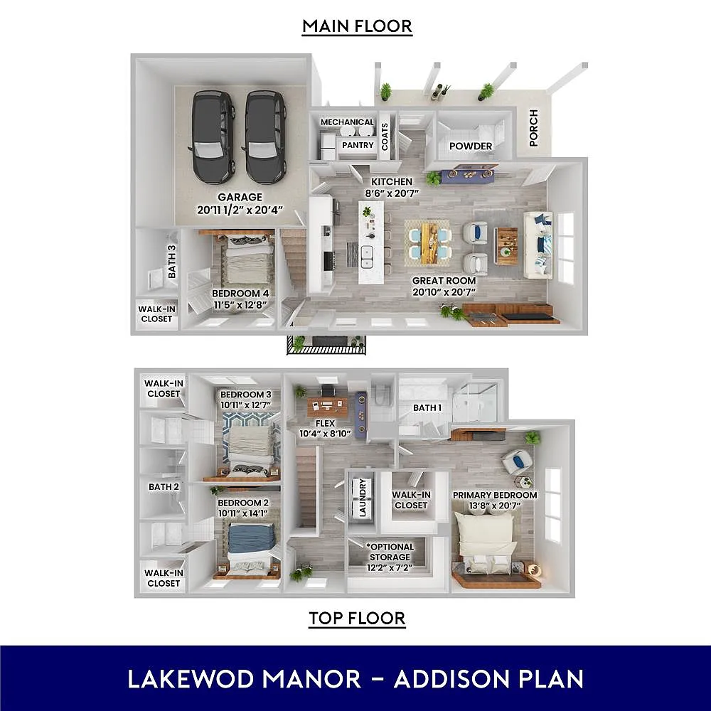Floor plan Addison