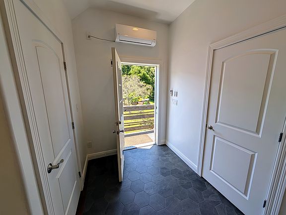 Entryway to the loft, recently installed mini-spilt AC/Heater