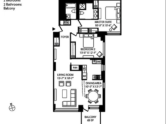 2nd image of 200 E 66th St APT D702