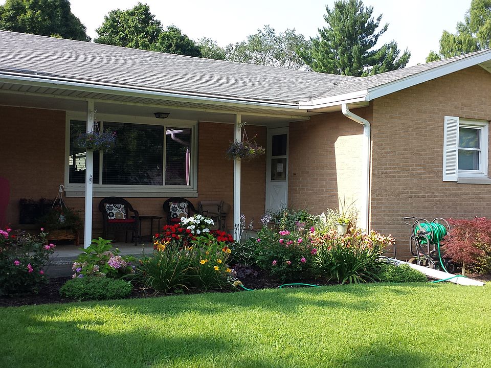 front of house-flower bed