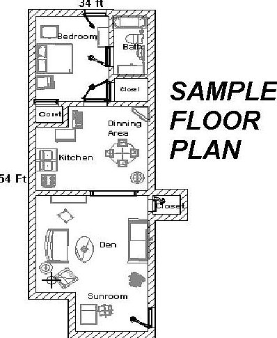 There is a study off the bedroom (not pictured)