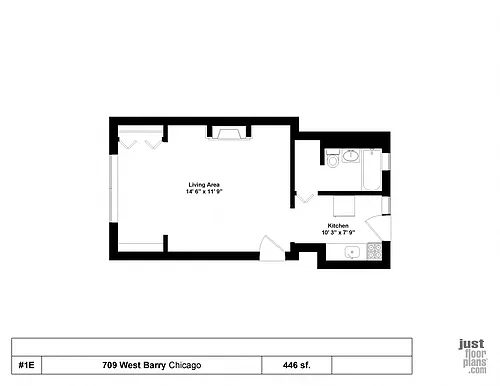 Floor plan Studio