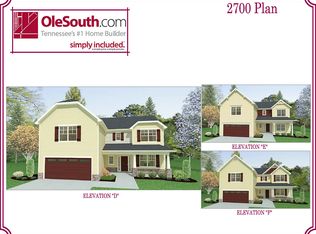 2700 Elevation DEF Plan, Cumberland Estates, Fairview, TN 37062