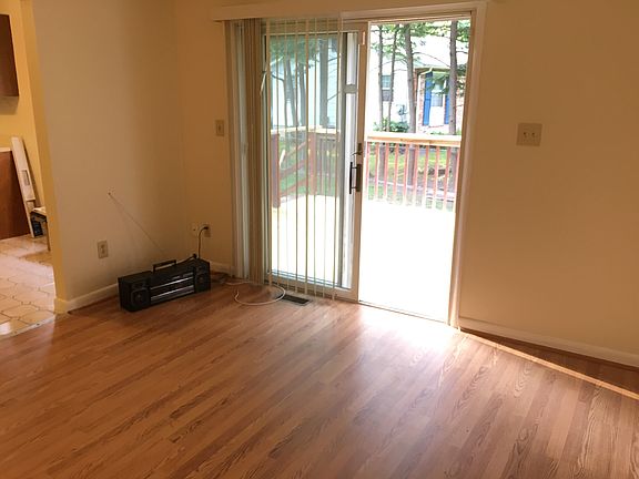 Living room looking at desk