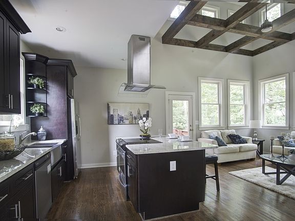 Kitchen + Living Room