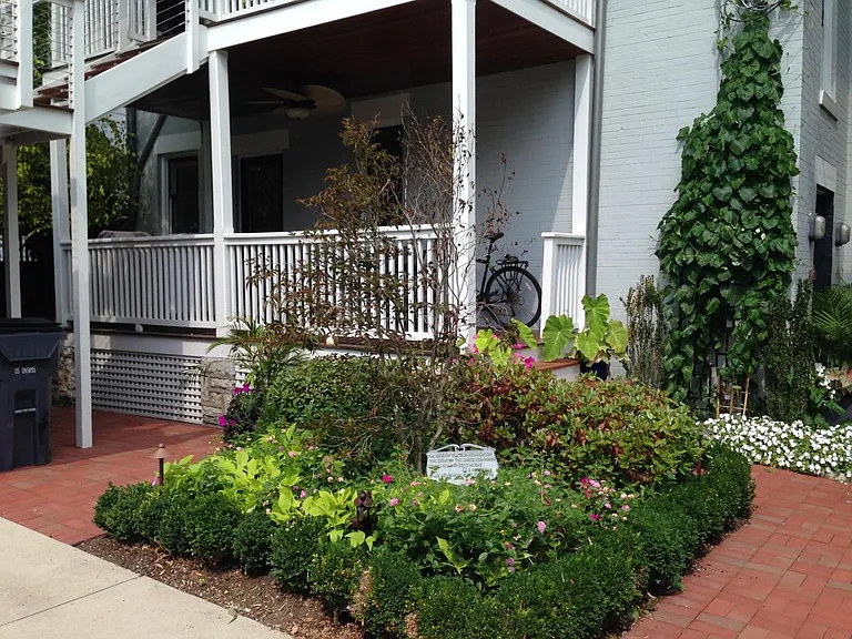 Back Porch overlooking Garden