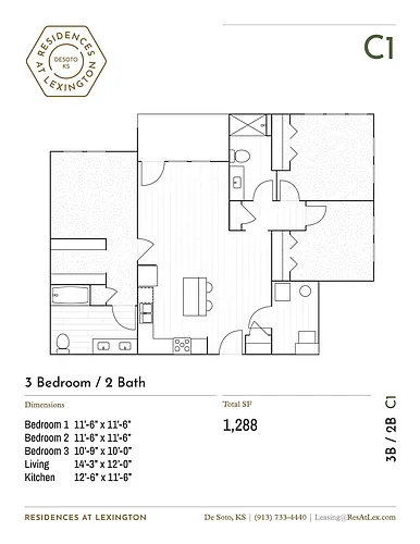 Floor plan C1