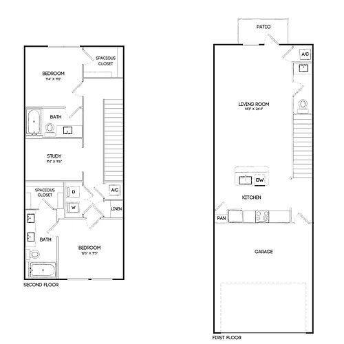 Floor plan TH2