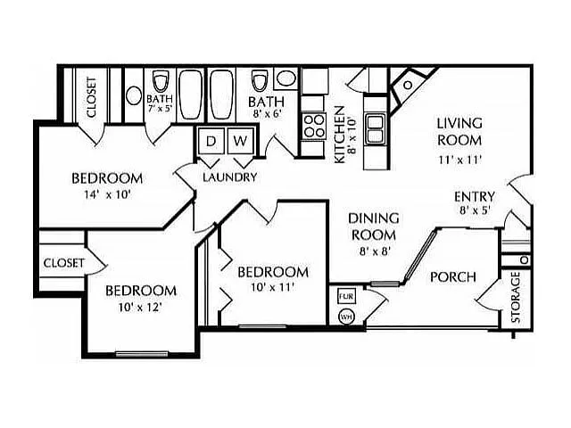 Floor plan Santorini