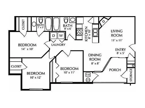 Floor plan Santorini