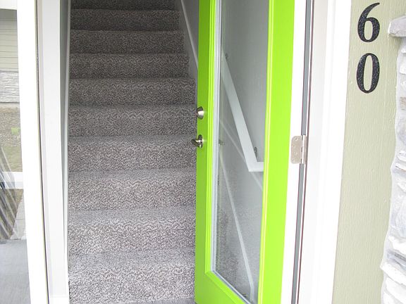 Front entry and stairs to great room