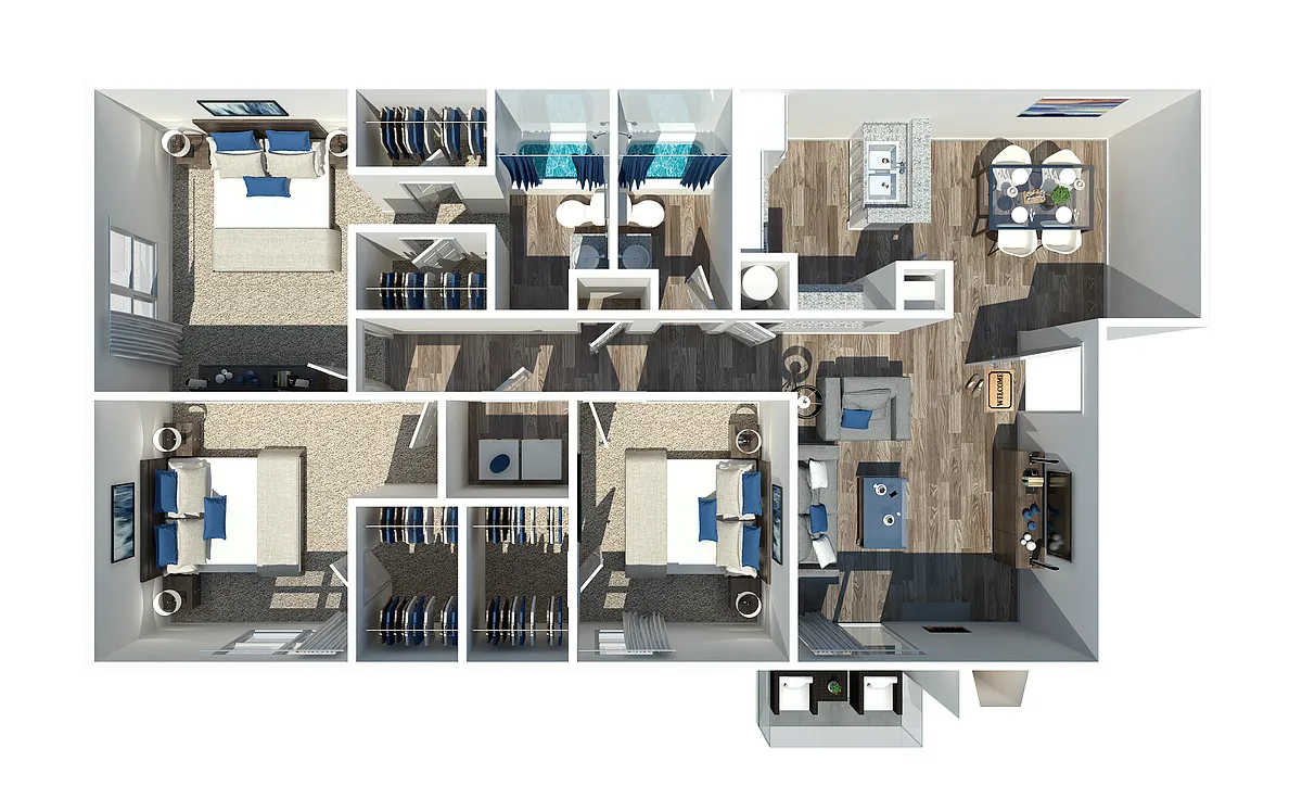 Floor plan 3 Bedroom