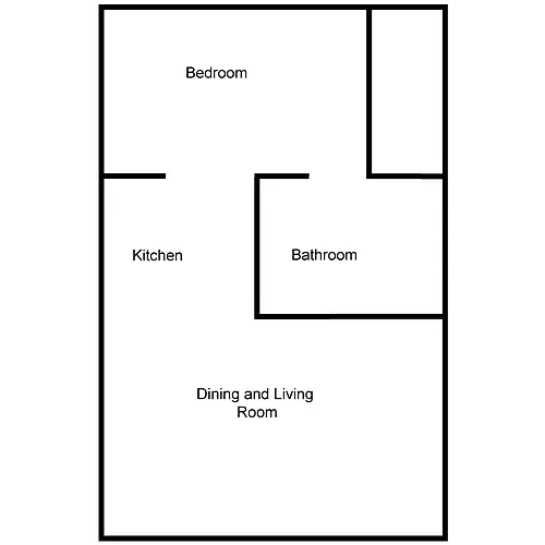 Floor plan 1 Bed