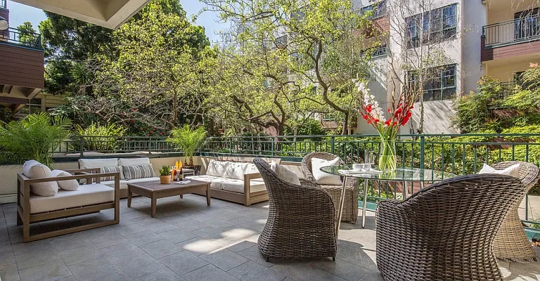 private patio