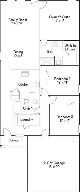 3 bed, 2.0 bath, 1470 sqft, $1,995 — Photo 4