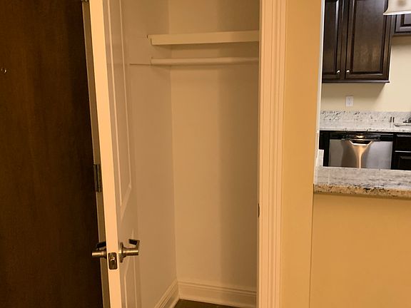 Coat closet upon entry