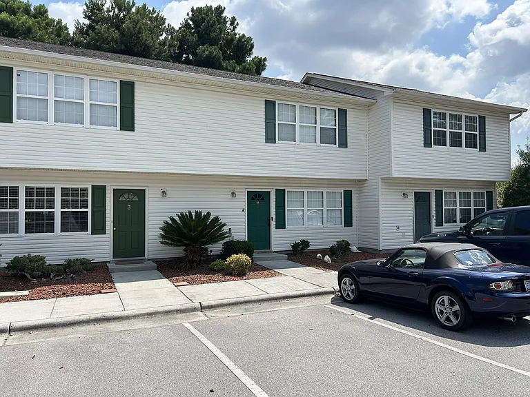 Exterior front of townhouse