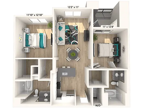 Floor plan B2 - Renovated Package I