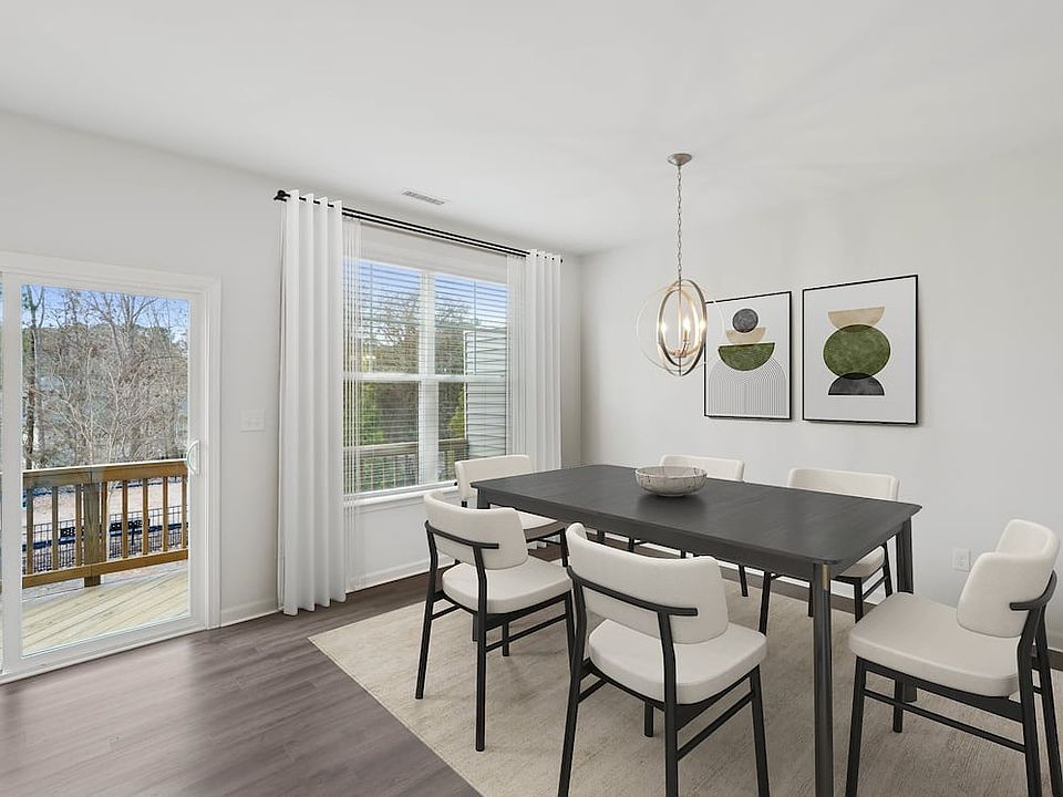 Upgrade Package Kitchen and dining area with hard-surface vinyl plank flooring