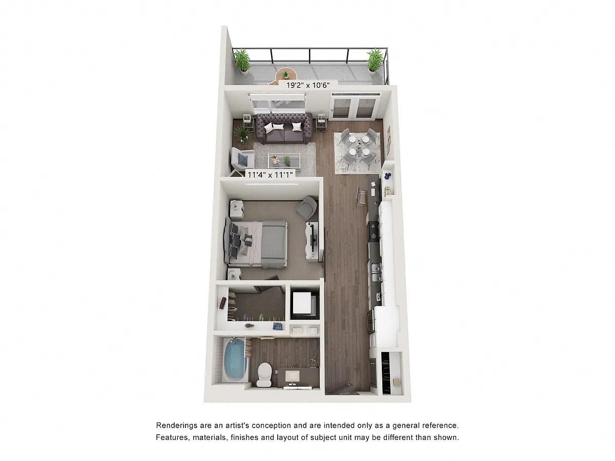 Floor plan A1B