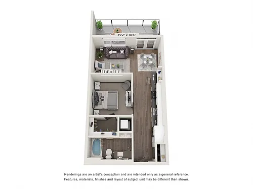 Floor plan A1B