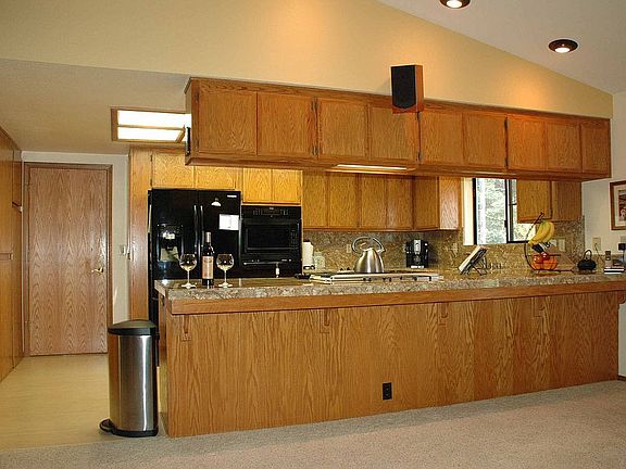 Kitchen (with 13' counter) from family room - lots of storage!