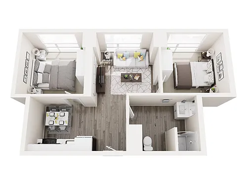 Floor plan 2C1