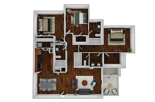 Floor plan C3 - Georgian