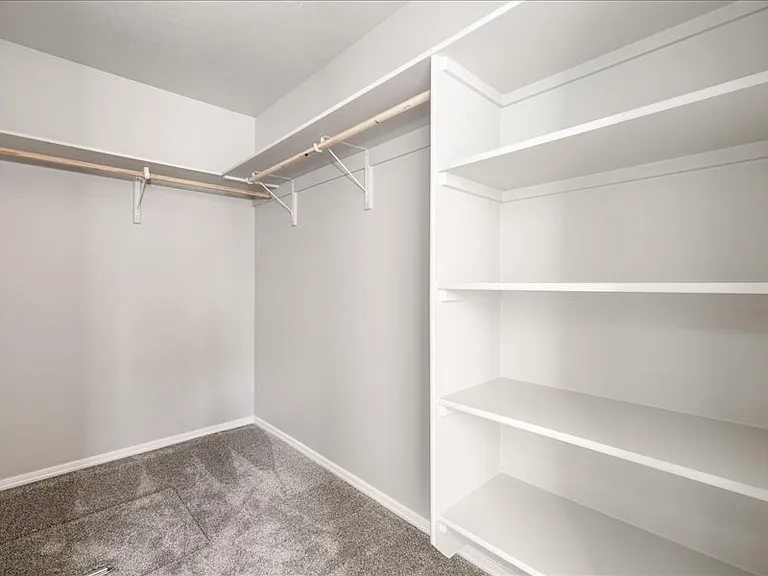 Primary walk in closet
