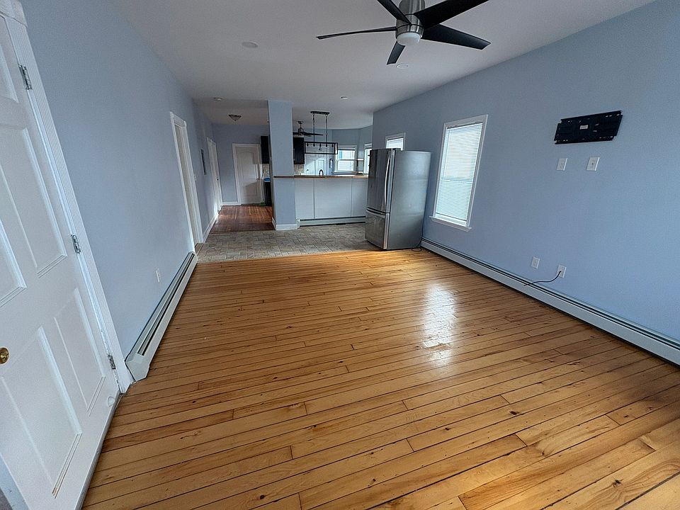 Living room and dining area