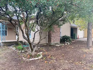Front side of corner lot