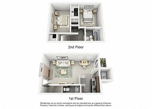 Floor plan B2 - Townhome