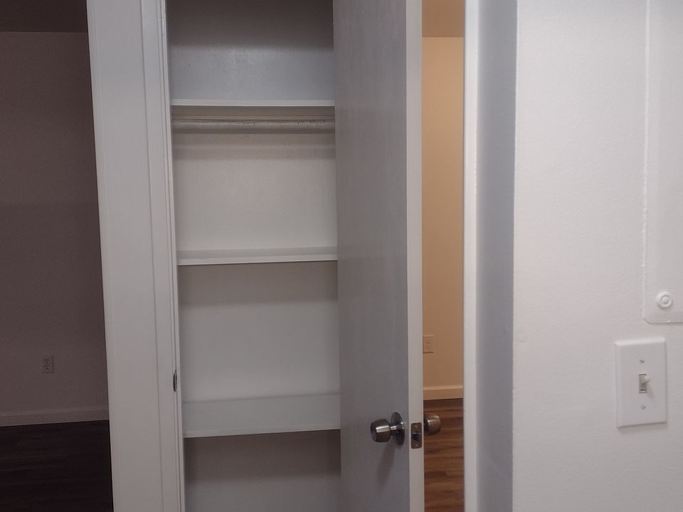 Closet that can be used as a coat closet or additional kitchen pantry.
