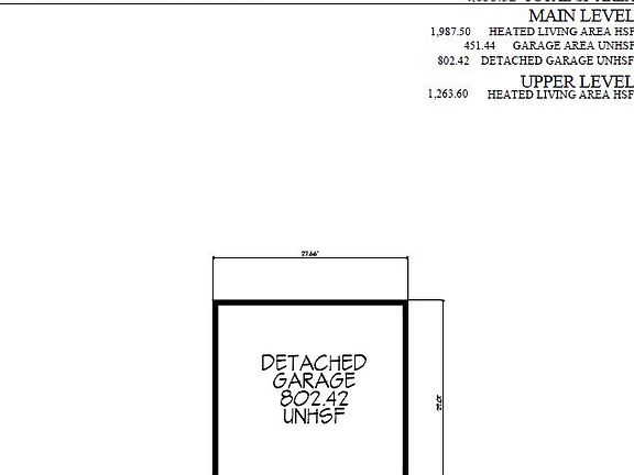 Detached Garage Dimensions