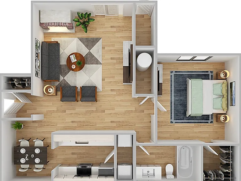 1 Bedroom | 1 Bath | 754 SF 1 Bedroom | 1 Bath | 754 SF