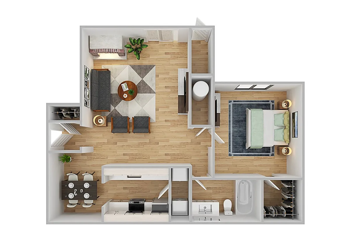 Floor plan A2 | Renovated