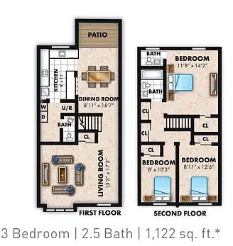 Floor plan 3 Bedroom TH