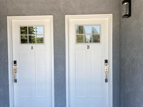 2 units comprise the upstairs rentals. Unit A and Unit B.