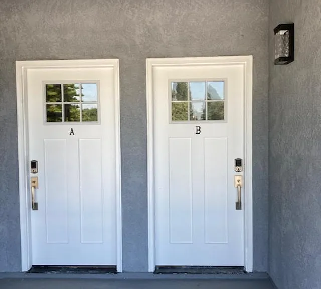 2 units comprise the upstairs rentals. Unit A and Unit B.