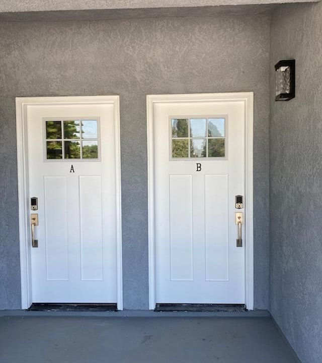 2 units comprise the upstairs rentals. Unit A and Unit B.