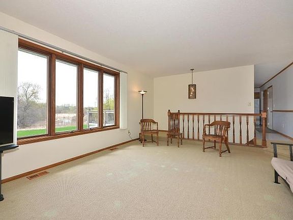 There's plenty of room for everyone in the large living room area, and the floor plan flows nicely into the kitchen and dining areas.