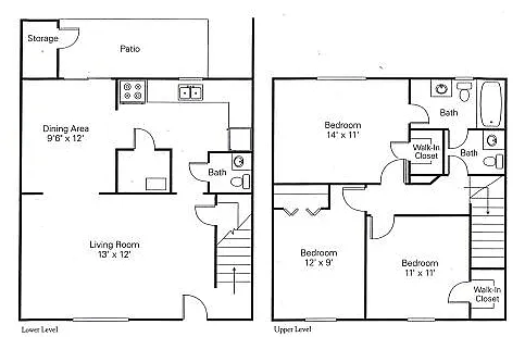 3 Bedroom Townhome 3 Bedroom Townhome