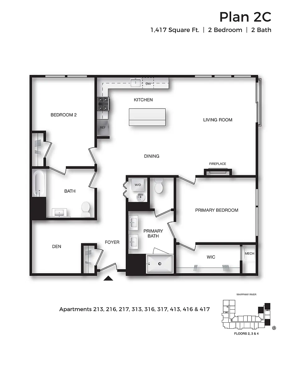 Floor plan 34 - 2B2BD