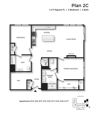 Floor plan 34 - 2B2BD