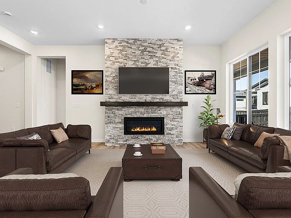 Homesite 70 Great Room - Virtually Staged