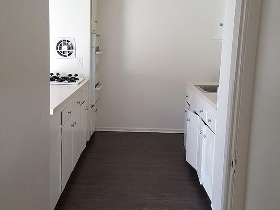 Galley style kitchen